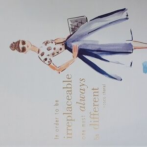 Coco Chanel quote journal ÈCCOLO world traveler Coco Chanel Quote Lined Journal